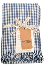 Load image into Gallery viewer, Gingham Tablecloth Blueberry