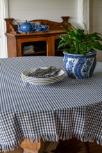 Load image into Gallery viewer, Gingham Tablecloth Blueberry