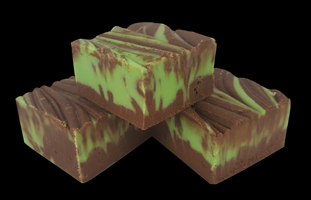 Mint Chocolate Swirl Fudge