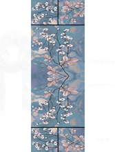 Load image into Gallery viewer, 100% Silk Designer Scarf Blossoms