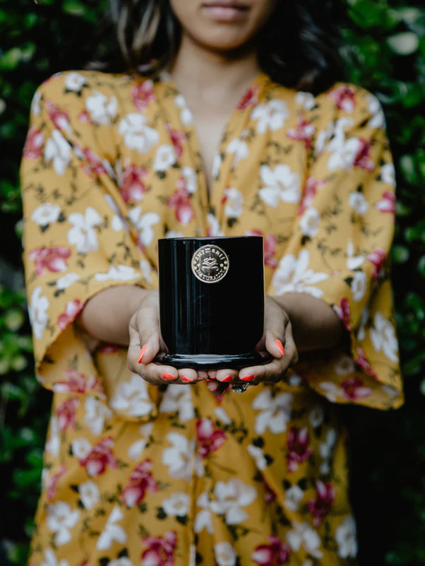 Persian Lime & Lemongrass Long Burning Organic Coconut Wax Candle - Odour Eliminator