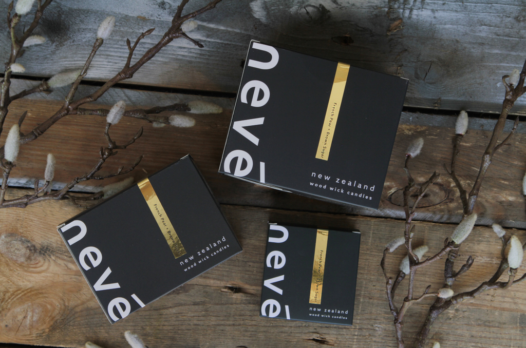 French Pear + Brown Sugar Wood Wick Candle