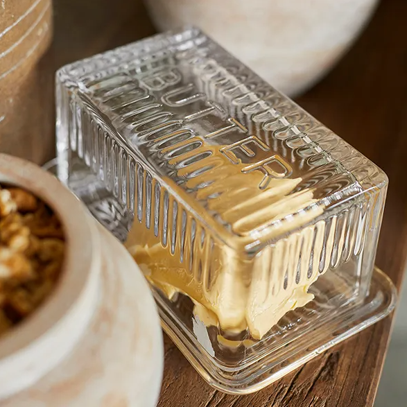 Glass Butter Dish