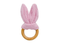 Bunny Ear Teether Pink