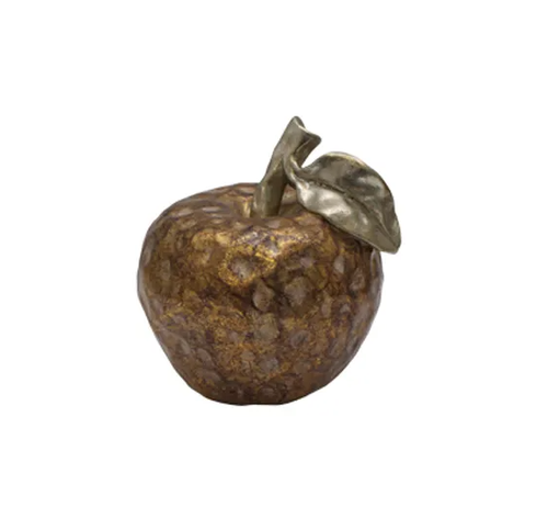 Gold Apple Ornament