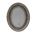 Fanned Pewter Oval Photo Frame 5x7