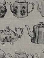 Natural Linen Tea Pot Tea Towel