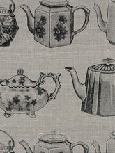 Load image into Gallery viewer, Natural Linen Tea Pot Tea Towel