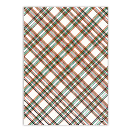 Vintage Plaid Tea Towel