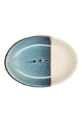 Two Tone Blue Soap Dish