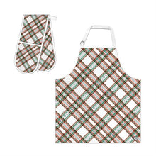 Load image into Gallery viewer, Vintage Plaid Double Oven Glove