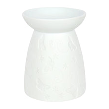 Load image into Gallery viewer, White Ceramic Butterfly Oil Burner