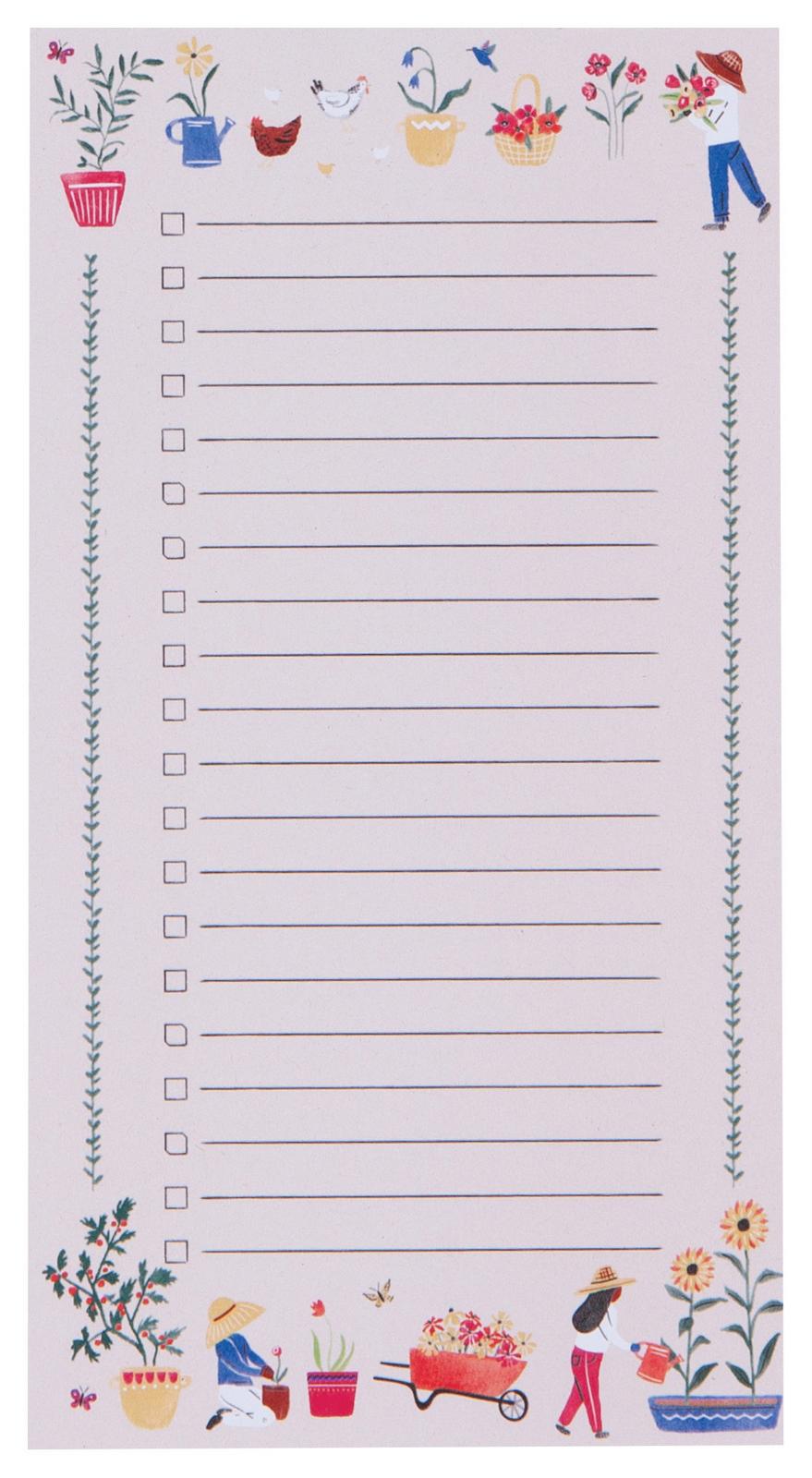 Green Thumb Magentic List Pad