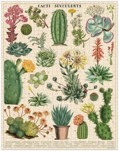 Cacti & Succulents 1000 Pce Vintage Puzzle