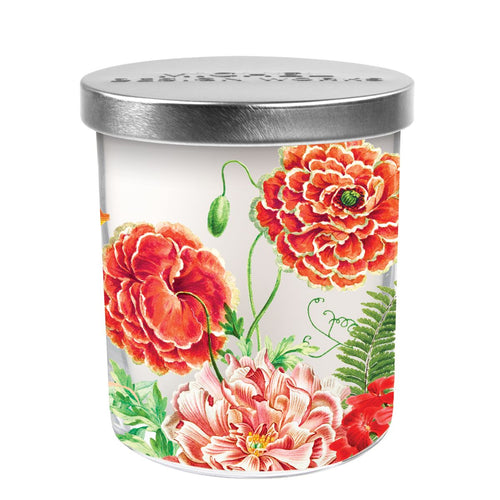 Poppies & Posies Candle Jar with Lid