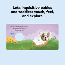 Load image into Gallery viewer, Baby Puppy Finger Puppet Book