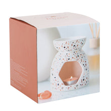 Load image into Gallery viewer, Terrazzo Print Ceramic Oil Burner