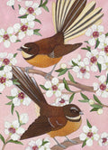 2 Fantail On A Branch Lens Cloth