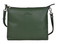 Load image into Gallery viewer, Emma Leather Sling Bag Forest Green
