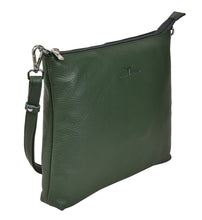 Load image into Gallery viewer, Emma Leather Sling Bag Forest Green