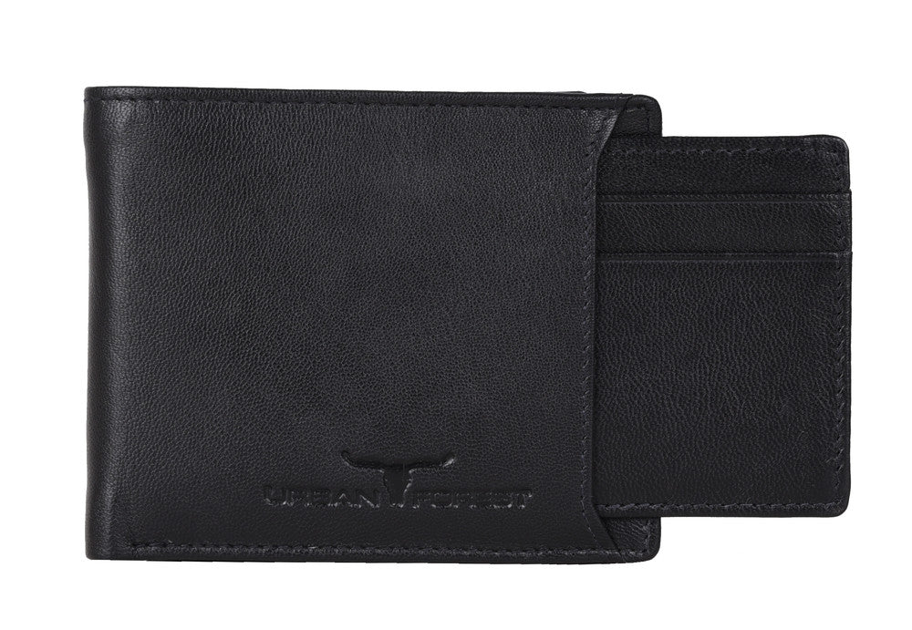 Sidka Leather Wallet with Card Serena Black