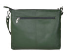 Emma Leather Sling Bag Forest Green