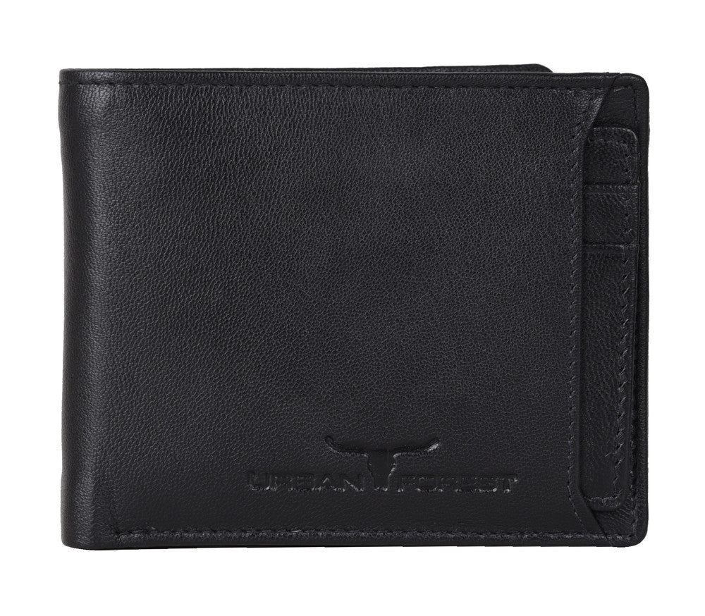 Sidka Leather Wallet with Card Serena Black