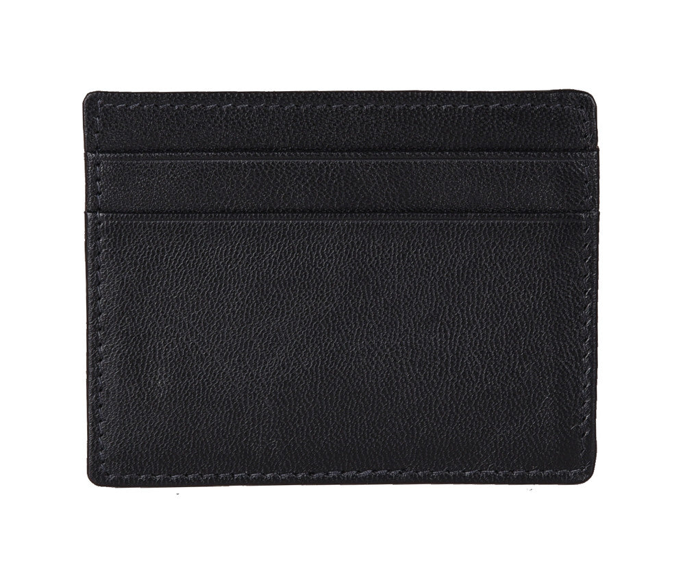 Sidka Leather Wallet with Card Serena Black