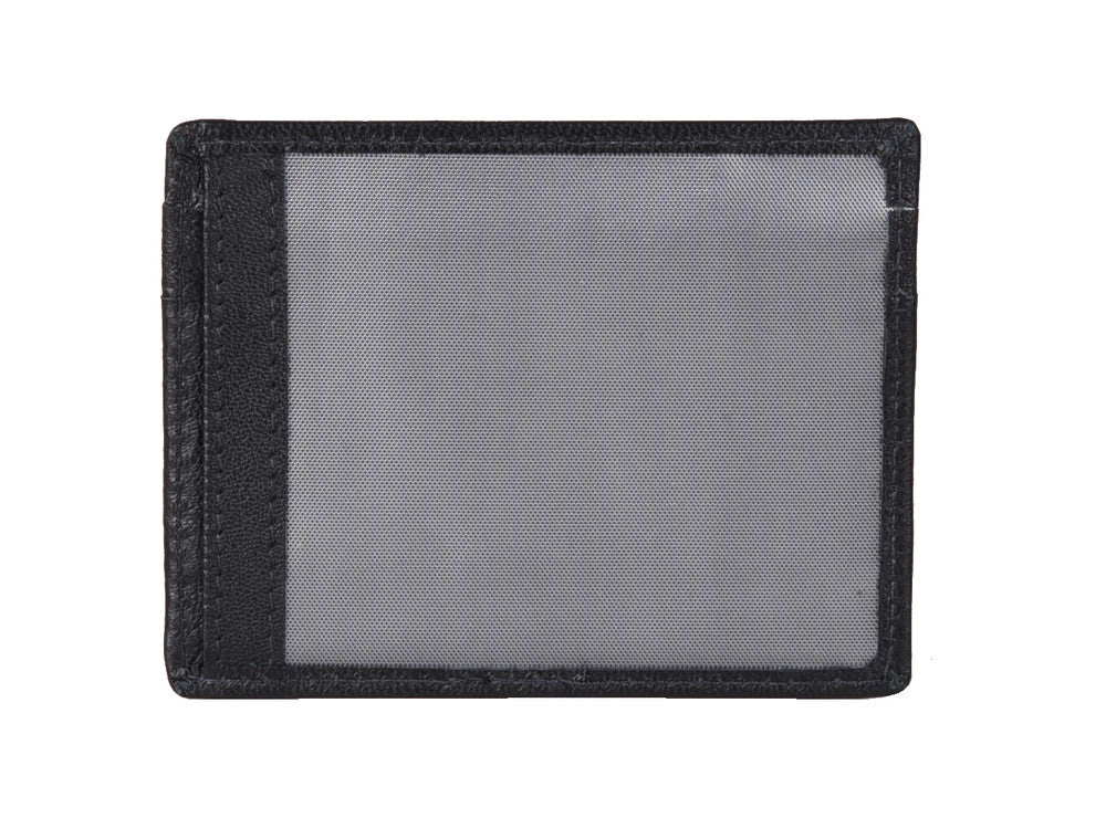 Sidka Leather Wallet with Card Serena Black