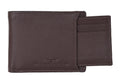 Sidka Leather Wallet w/Card Holder - Serena Dark Brown