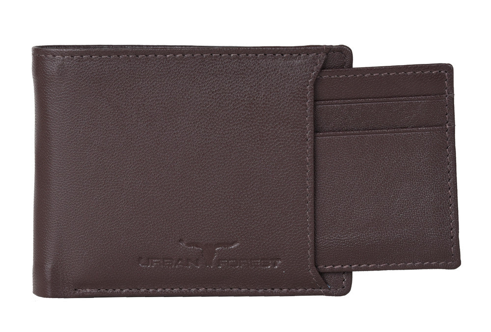 Sidka Leather Wallet w/Card Holder - Serena Dark Brown