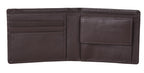 Sidka Leather Wallet w/Card Holder - Serena Dark Brown
