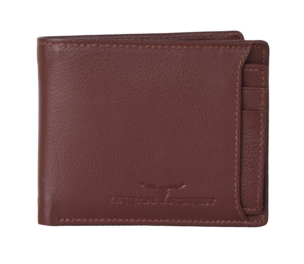 Sidka Leather Wallet w/Card Holder - Serena Brown