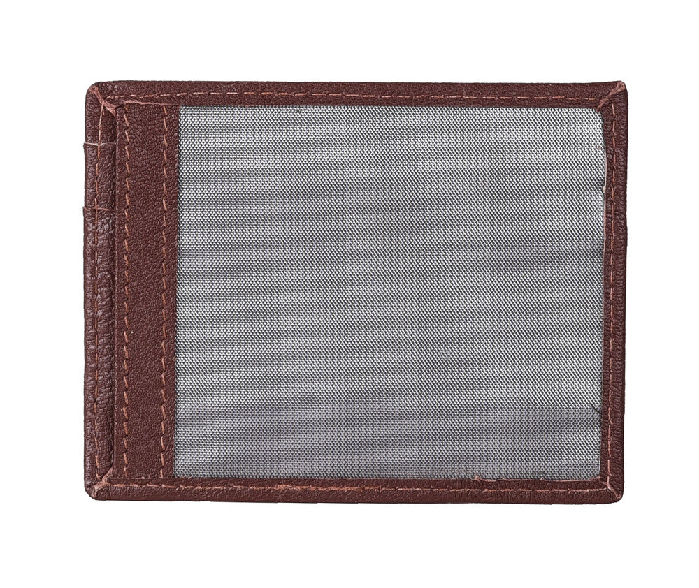 Sidka Leather Wallet w/Card Holder - Serena Brown