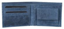 Load image into Gallery viewer, Logan Leather Wallet - Blue