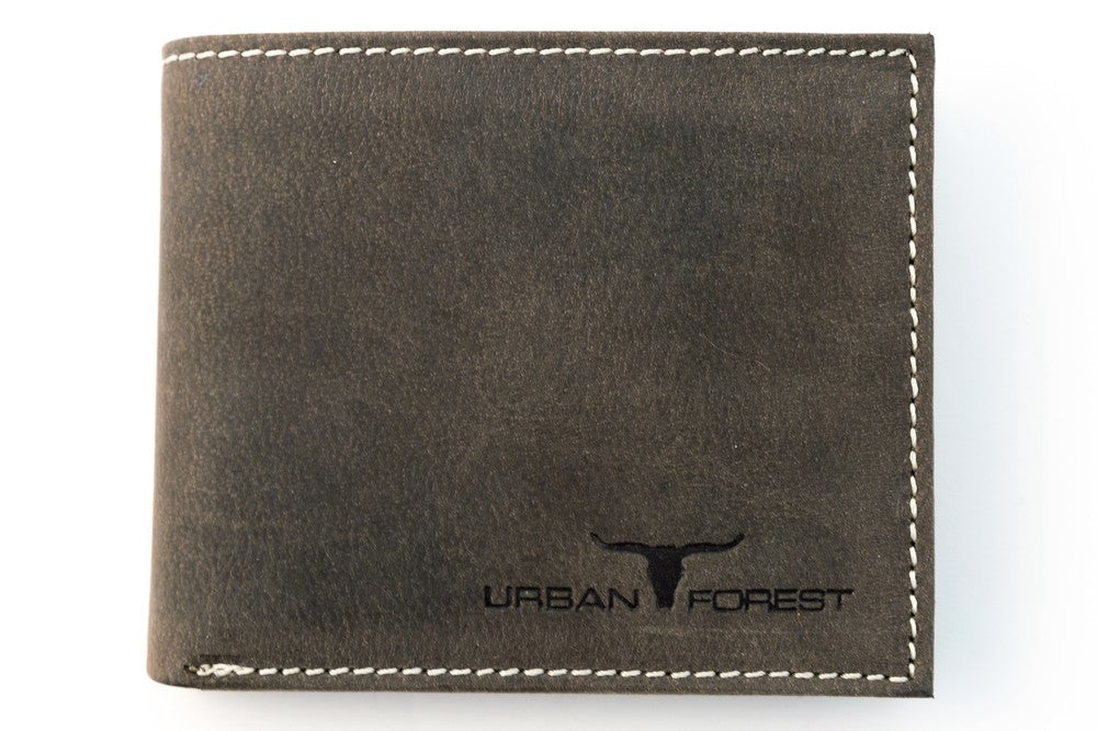 Logan Leather Wallet - Taupe