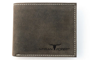 Logan Leather Wallet - Taupe