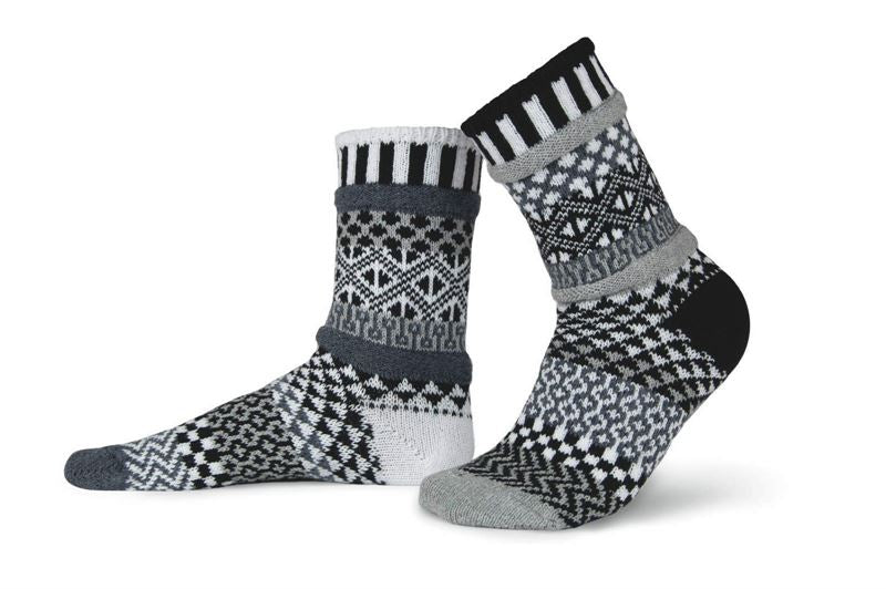 Midnight Adult Crew Solmate Socks