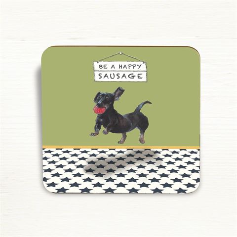 Assorted 'Little Dog Laughed' Drink Coasters