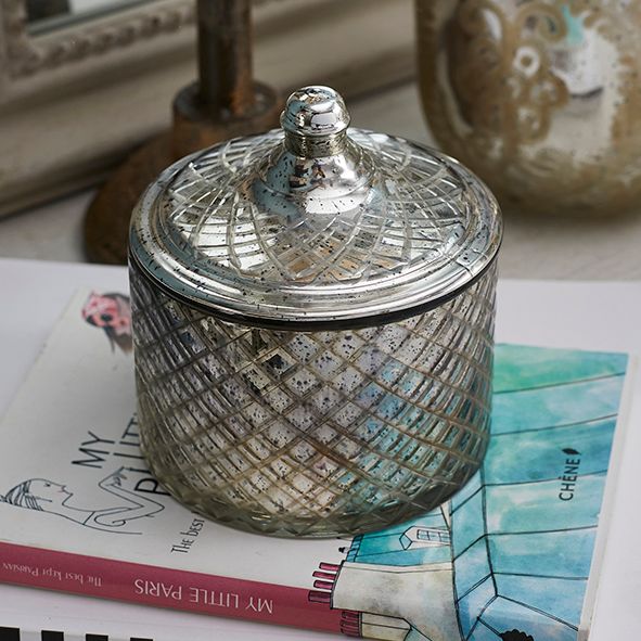 Marcello Etched Trinket Box Large