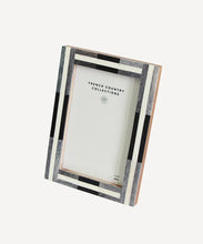 Load image into Gallery viewer, Charcoal Stripe Photo Frame 4x6