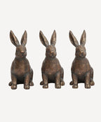 Hare Pot Stands Set 3