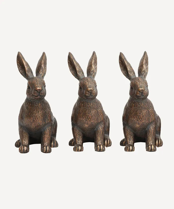 Hare Pot Stands Set 3