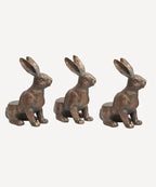 Hare Pot Stands Set 3