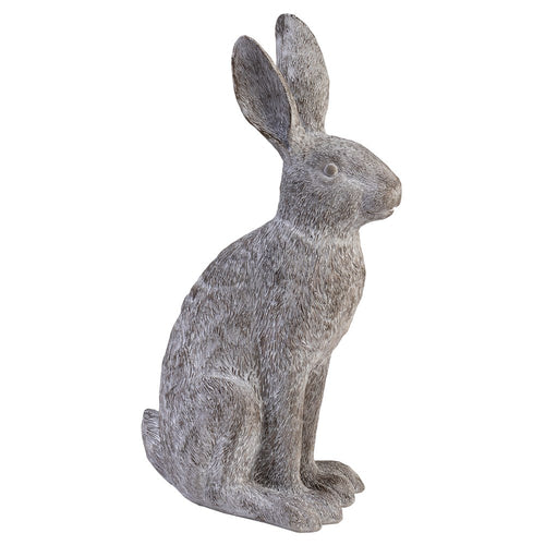 Sitting Hare Large Grey