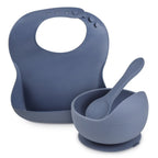 Silicone Feeding Set 3 Pack Blue