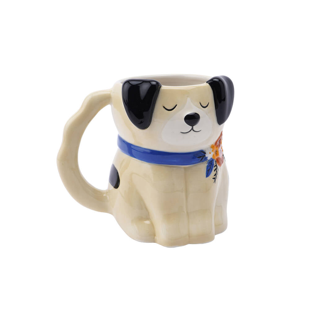 Puppy Print Snack Mug