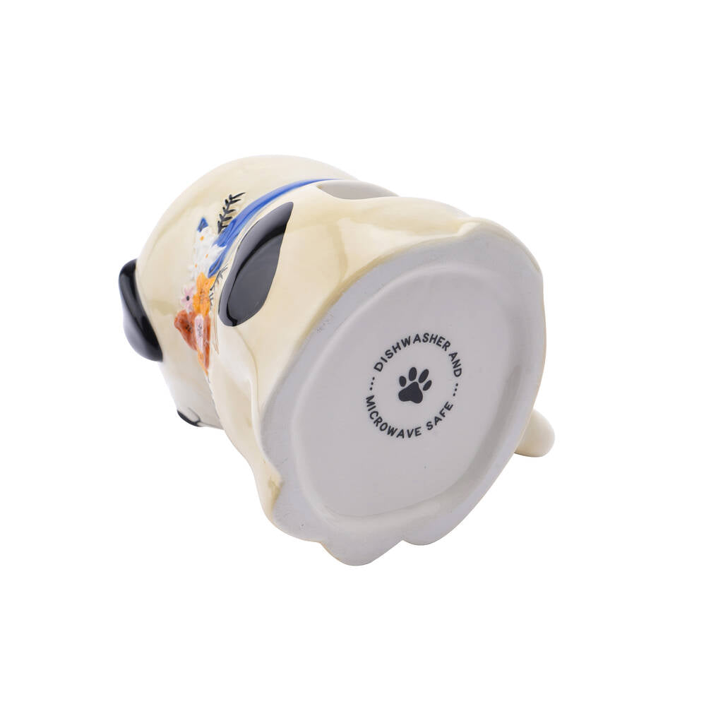 Puppy Print Snack Mug