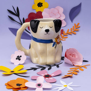 Puppy Print Snack Mug