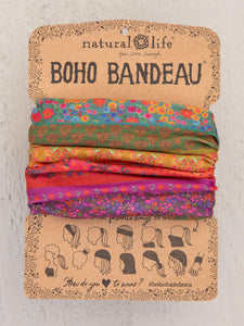 Boho Bandeau Rainbow Borders